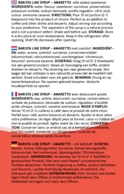 Fitcy | Koffiesiroop | Amaretto | Barista Syrup | Zero | Vegan | Vetvrij | Suikervrij | Keto-vriendelijk | Koffie | Siroop | MET DOSEERPOMP | 1L -Koffie Series Winkel 770x1200 6