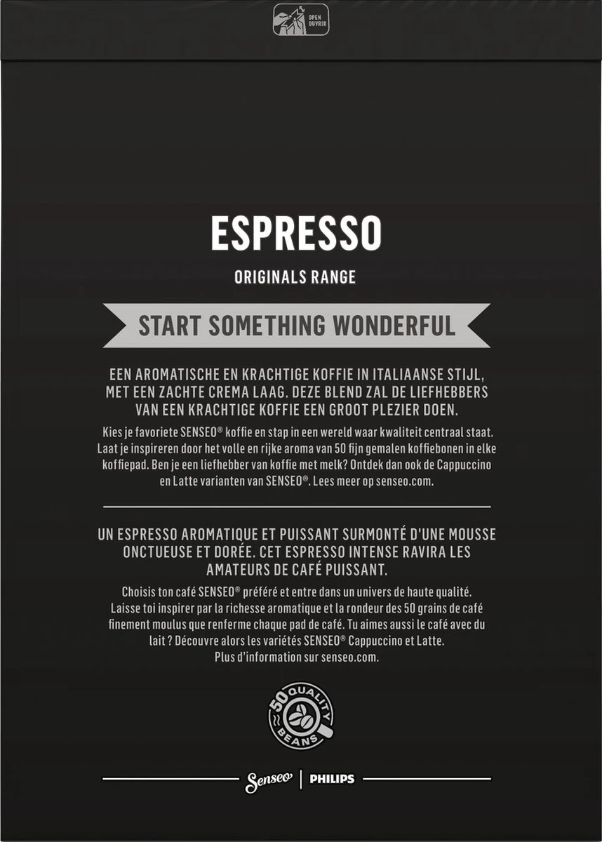Senseo Espresso Koffiepads - 9/9 Intensiteit - 10 X 36 Pads 4 Senseo Espresso Koffiepads - 9/9 Intensiteit - 10 X 36 Pads - Afbeelding 2