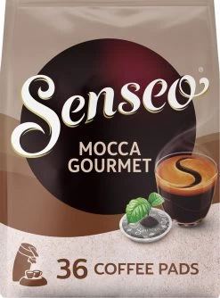 Senseo Mocca Gourmet Koffiepads - 4/9 Intensiteit - 10 X 36 Pads -Koffie Series Winkel 887x1200 2