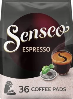Senseo Espresso Koffiepads - 9/9 Intensiteit - 10 X 36 Pads 18 Senseo Espresso Koffiepads - 9/9 Intensiteit - 10 X 36 Pads -Koffie Series Winkel 887x1200