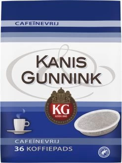 Kanis & Gunnink Cafeïnevrij Koffiepads - 10 X 36 Pads -Koffie Series Winkel 898x1200
