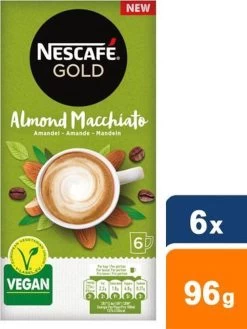 Nescafé Gold Almond Macchiato Oploskoffie - 6 Doosjes à 6 Zakjes -Koffie Series Winkel 900x1200 2