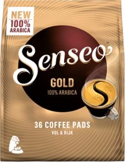 Senseo Gold Koffiepads - 5/9 Intensiteit - 10 X 36 Pads -Koffie Series Winkel 925x1200