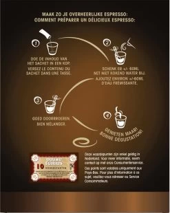 Douwe Egberts Espresso Sticks Oploskoffie - 6 X 25 Zakjes -Koffie Series Winkel 957x1200