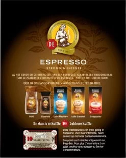 Douwe Egberts Espresso Sticks Oploskoffie - 6 X 25 Zakjes -Koffie Series Winkel 958x1200