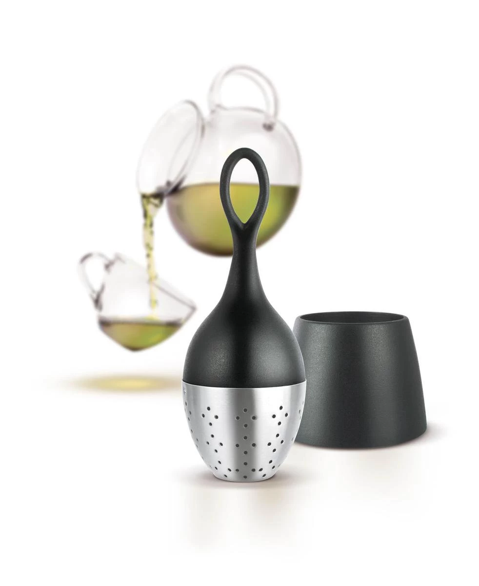 AdHoc Floatea Drijvend Thee-ei - H 130mm - Zwart 15 AdHoc Floatea Drijvend Thee-ei - H 130mm - Zwart - Afbeelding 13