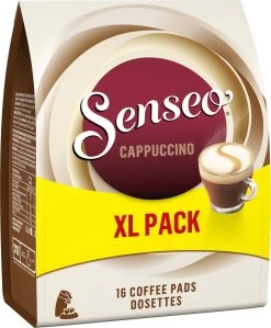 Senseo Cappuccino Koffiepads - 2/9 Intensiteit - 4 X 16 Pads - Voordeelverpakking -Koffie Series Winkel 990x1200 3